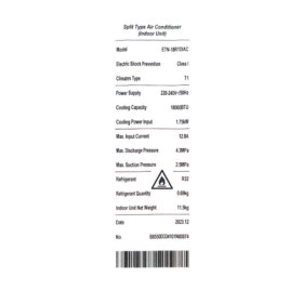 Split ELACTRON ETN-18R1DIAC-18000BTU (Inverter) – Image 5