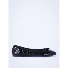 Ballerines Matelassées & Élégantes | Nœud, Breloque & Confort - Taille EU 41 – Image 4