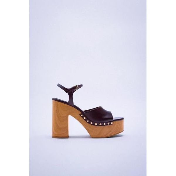 Sandales Plateformes Primark | Talons Bois & Détails Chic - Taille EU 39 Sandales Plateformes Primark | Talons Bois & Détails Chic - Taille EU 39