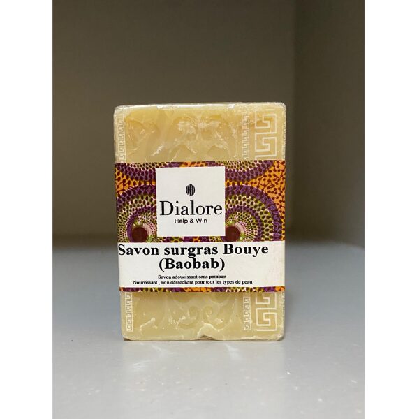 Savon Surgras au Baobab (Bouye) | Hydratant & Nourrissant Peaux Sèches Savon Surgras au Baobab (Bouye) | Hydratant & Nourrissant Peaux Sèches