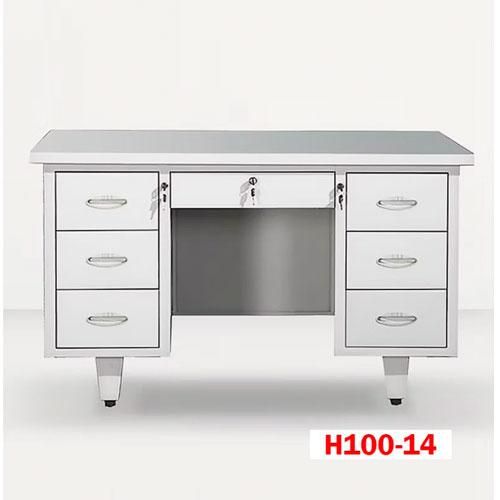 Table bureau 1.4M H100-14 – 7 tiroirs spacieux – Design moderne gris – 1200x600x750 mm Table bureau 1.4M H100-14 – 7 tiroirs spacieux – Design moderne gris – 1200x600x750 mm