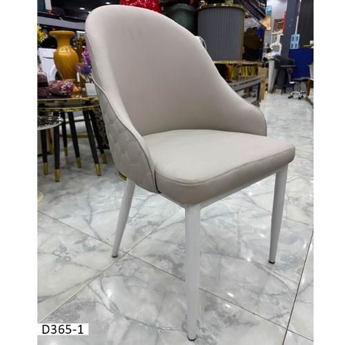 Chaise de Salon D365-1 - Semi-Cuir Gris - Design Raffiné Chaise de Salon D365-1 - Semi-Cuir Gris - Design Raffiné