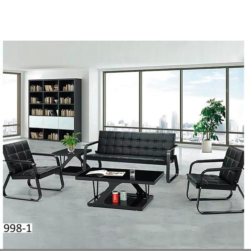 Ensemble Salon en Cuir 998-1 - 3 Places et 2 Places - Noir Ensemble Salon en Cuir 998-1 - 3 Places et 2 Places - Noir