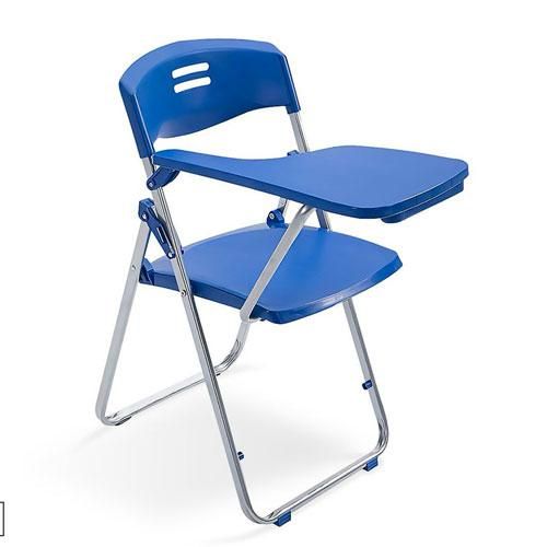 Chaise Pliante et Empilable avec Tablette d'Écriture - A234+05 - Bleue