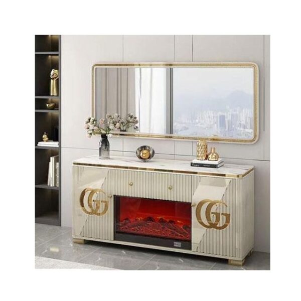 Ensemble de Tables Consoles A35+M35 - Design Épuré - Couleur Beige Ensemble de Tables Consoles A35+M35 - Design Épuré - Couleur Beige