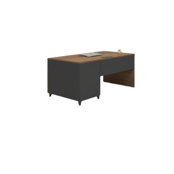 Bureau de Direction Moderne Bicolore avec Rangement Intégré OZ-1913-12 Bureau de Direction Moderne Bicolore avec Rangement Intégré OZ-1913-12