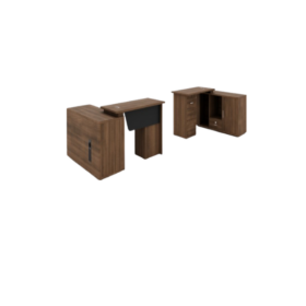 Bureau de Direction avec Rangements Intégrés OZ-EDK04-20