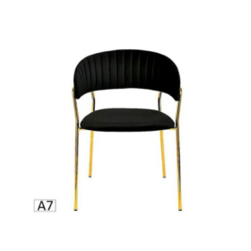 Chaise de Bar A7 Noire – Élégance Moderne et Confort Haut de Gamme pour Cuisine, Restaurant ou Café