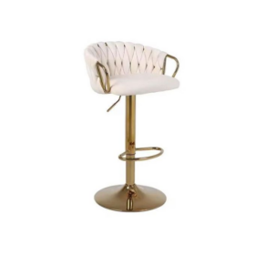 Chaise de Bar Design et Confortable - OKB-4 en Tissu Beige