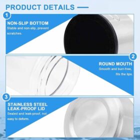 Générateur d’Eau Hydrogénée Portable – Bouteille 420 ml en Verre Borosilicate, USB, Électrolyse Rapide – Image 4