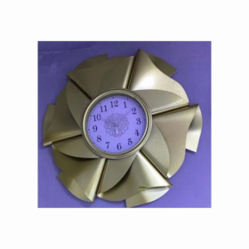 Horloge Murale Design - 60x61 cm - XAY9016S Dorée