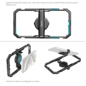 Kit vidéo SmallRig 4704 – Cage, Micro, Lumière et Trépied pour Tournage Pro Smartphone – Image 6