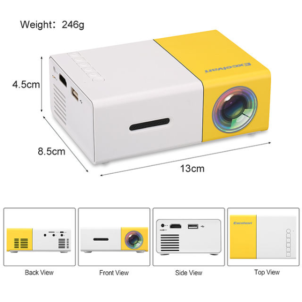 Mini Vidéo Projecteur Portable YG-300 – Projection Haute Qualité, Compact et Pratique pour Cinéma à Domicile et Présentations Mini Vidéo Projecteur Portable YG-300 – Projection Haute Qualité, Compact et Pratique pour Cinéma à Domicile et Présentations