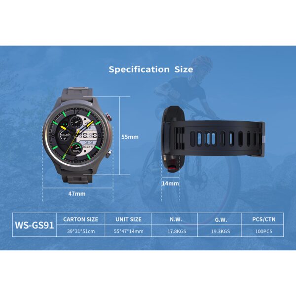 Montre Connectée WSTER WS-GS91 Montre Connectée WSTER WS-GS91