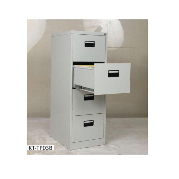 Meuble de Rangement 4 Tiroirs - Organisateur de Bureau KT-TP-03B Gris Meuble de Rangement 4 Tiroirs - Organisateur de Bureau KT-TP-03B Gris