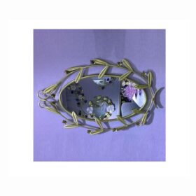 Miroir mural décoratif doré - W315 - 66.5x3x95 cm - Élégance intemporelle pour intérieur moderne