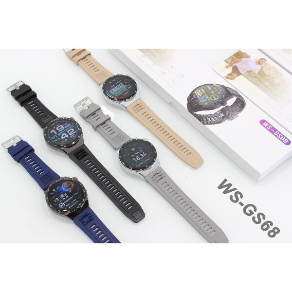 Montre Connectée de Sport WSTER WS-GS68 - Appels Bluetooth, IP53 et Moniteur Cardiaque Montre Connectée de Sport WSTER WS-GS68 - Appels Bluetooth, IP53 et Moniteur Cardiaque