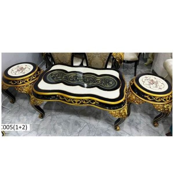 Ensemble 3 tables basses C005 – 130x80/60x60 cm – Design moderne & modulable pour salon élégant