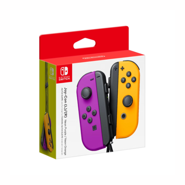 Paire de Manettes Nintendo Switch Joy-Con – Droit & Gauche, Sans Fil, Vibration HD, Compatible Mode Solo & Duo Paire de Manettes Nintendo Switch Joy-Con – Droit & Gauche, Sans Fil, Vibration HD, Compatible Mode Solo & Duo