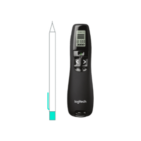 Logitech R800 – Pointeur Laser Vert Professionnel, Présentateur Sans Fil, Écran LCD, Portée 30m – Image 2