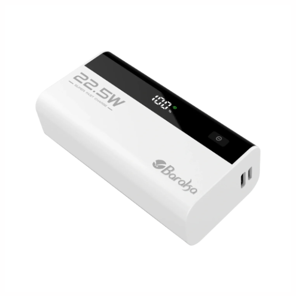 Power Bank Portable Baraka BRK-PB11 Blanc (5000MAH) Power Bank Portable Baraka BRK-PB11 Blanc (5000MAH)