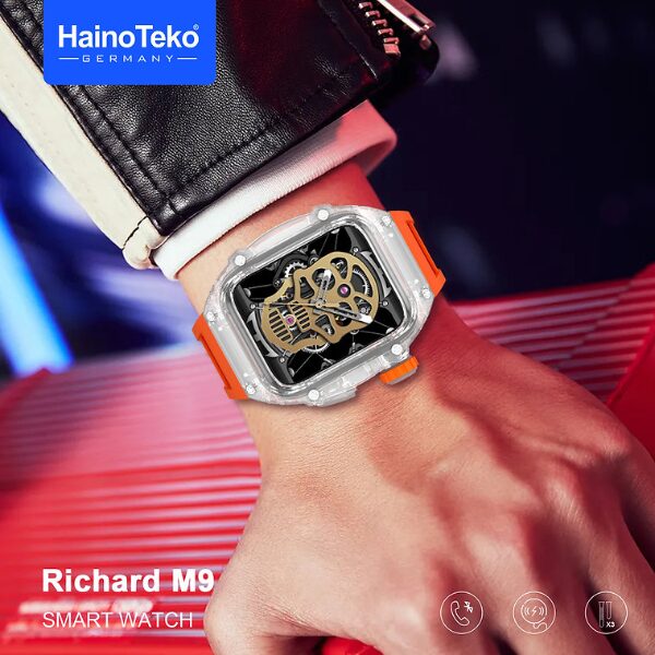 Montre Connectée HainoTeko Richard M9 - Écran AMOLED, Appels et 3 Bracelets Montre Connectée HainoTeko Richard M9 - Écran AMOLED, Appels et 3 Bracelets