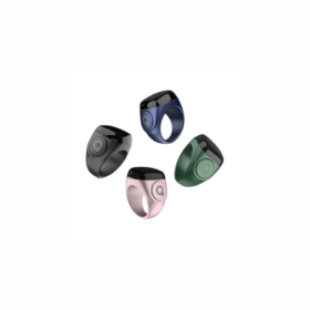 Anneau Intelligent iQIBLA Zikr Ring Noor (N01) - Compteur de Tasbih et Rappels de Prière