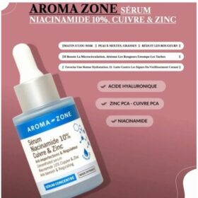 Sérum Concentré Niacinamide 10%, Cuivre & Zinc – Aroma-Zone | Peau Nette & Anti-Imperfections
