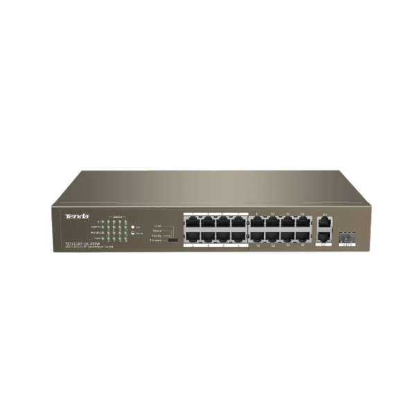 Switch Tenda TEF1118P-16-150W – 16 Ports Switch Tenda TEF1118P-16-150W – 16 Ports