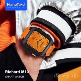 Montre Connectée HainoTeko Richard M10 - Écran HD, Appels Bluetooth, 3 Bracelets et Étui – Image 2