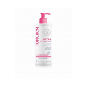 TOPICREM Lait de Corps Ultra-Hydratant 500ml – Soin Nourrissant pour Toute la Famille