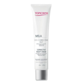 TOPICREM MELA Crème Nuit Anti-Taches Peeling Doux – Correction et Éclat Visibles Nuit Après Nuit (40ml)
