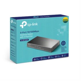 Switch TP-Link TL-SF1008P – 8 Ports Fast Ethernet 10/100 Mbps, Dont 4 Ports PoE, Boîtier Métal, Plug & Play – Image 5