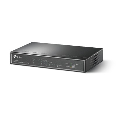 Switch TP-LINK TL-SG1008P– 8 Ports Gigabit 10/100/1000 Mbps, Dont 4 Ports PoE+, Budget 64W, Plug & Play, Boîtier Métal