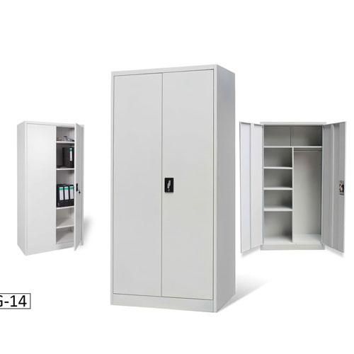 Armoire de Bureau LSG-14 - 2 Portes de Rangement - Gris Armoire de Bureau LSG-14 - 2 Portes de Rangement - Gris