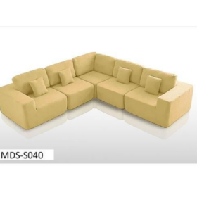 Canapé d'Angle MDS-S040 Tissu, 5 Places et Design Modulable – Image 2