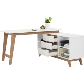 Bureau de Travail MANDO 173/171- 124057- (4 compartiments + 3 tiroirs) – Image 6