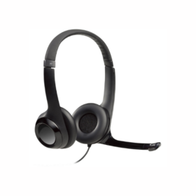 Logitech USB Headset H390 – Casque filaire stéréo avec micro antibruit et confort prolongé