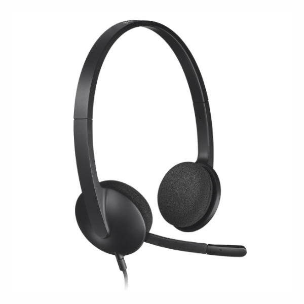 Logitech USB Headset H340 – Casque USB Confortable avec Micro Anti-Bruit pour PC et Télétravail Logitech USB Headset H340 – Casque USB Confortable avec Micro Anti-Bruit pour PC et Télétravail