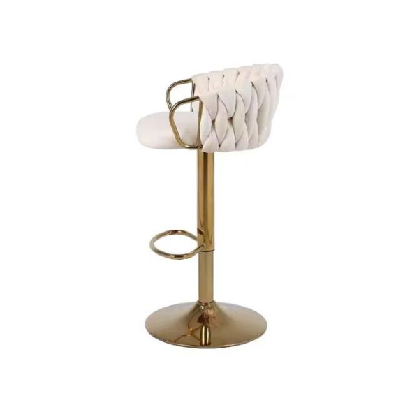 Chaise de Bar Design et Confortable - OKB-4 en Tissu Beige