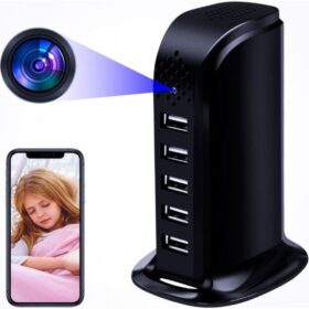 Caméra Espion 4K Cachée dans Lampe Anti-Moustiques – 2 en 1 Sans Fil avec Détection de Mouvement & Vision Nocturne