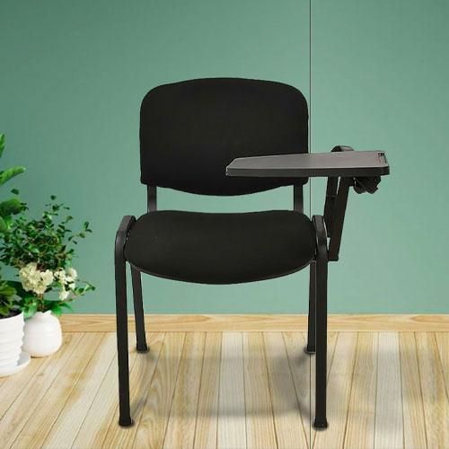 Chaise Pliante KT033 avec Tablette d'Écriture - Ergonomique - Noire