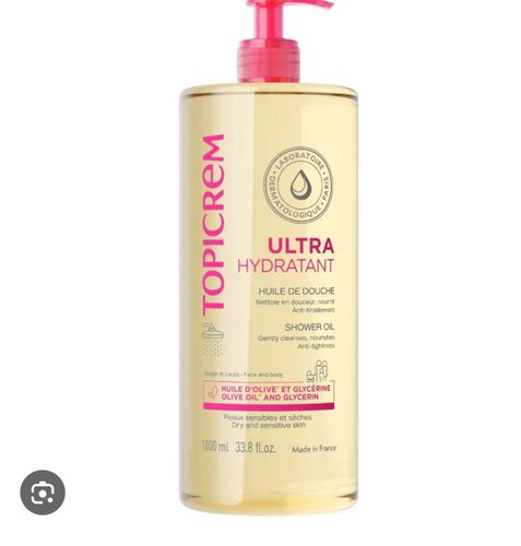 TOPICREM ULTRA-HYDRATANT Huile de douche – Nettoyant doux et hydratant pour visage, corps et cuir chevelu, idéal peaux sèches TOPICREM ULTRA-HYDRATANT Huile de douche – Nettoyant doux et hydratant pour visage, corps et cuir chevelu, idéal peaux sèches