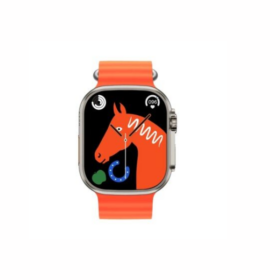 Montre Connectée S8 Ultra Max - Écran 2.02" - Boîtier Titane - Noir