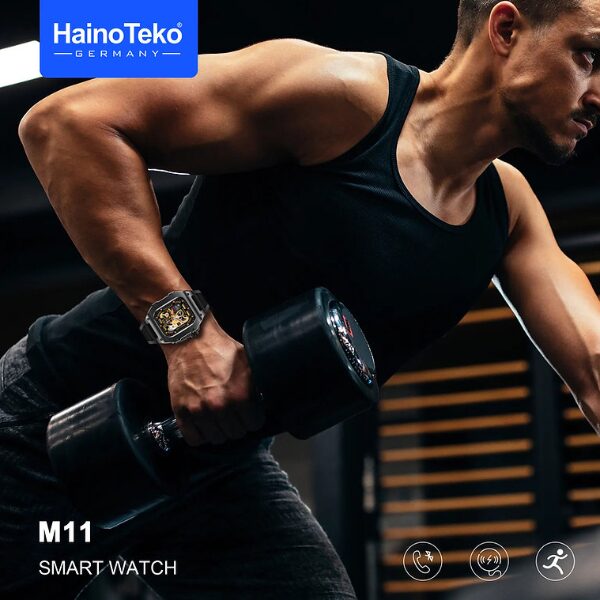 Montre Connectée HainoTeko M11 - Appels Bluetooth, Boîtier Métal et Suivi de Santé Montre Connectée HainoTeko M11 - Appels Bluetooth, Boîtier Métal et Suivi de Santé