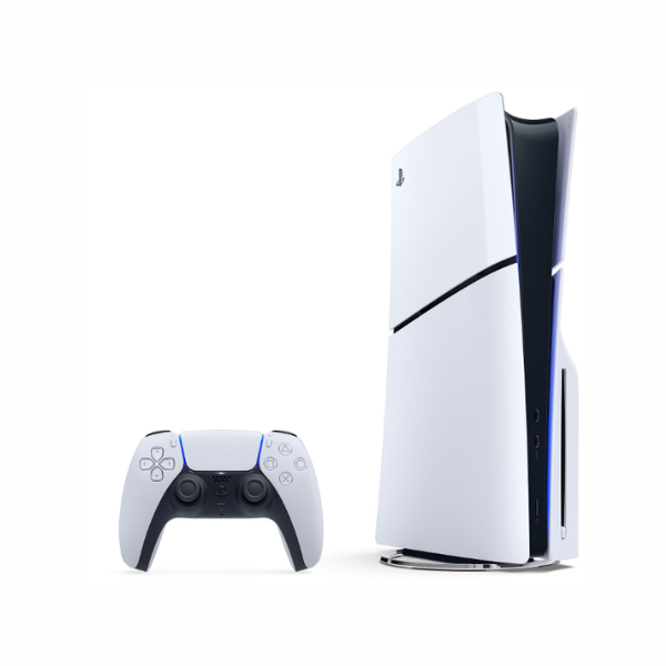 Console Sony PlayStation 5 Slim – SSD 1 To, Lecteur Blu-ray, 4K/8K HDR, Ray Tracing, Audio 3D, Manette DualSense Console Sony PlayStation 5 Slim – SSD 1 To, Lecteur Blu-ray, 4K/8K HDR, Ray Tracing, Audio 3D, Manette DualSense