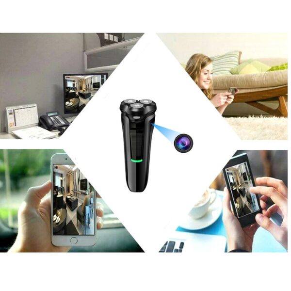 Rasoir Électrique Caméra Espion Wi-Fi 1080p (2in1) Rasoir Électrique Caméra Espion Wi-Fi 1080p (2in1)