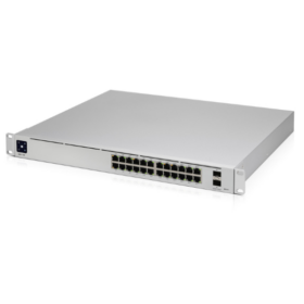 Switch Ubiquiti UniFi USW-PRO-24-POE – 24 Ports Gigabit (16 PoE+ / 8 PoE++), 2 SFP+ 10G, Écran Tactile, Gestion UniFi – Image 2