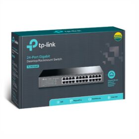 Switch TP-Link TL-SG1024D – 24 Ports Gigabit 10/100/1000 Mbps, Montable sur Rack, Écoénergétique & Plug-and-Play – Image 2