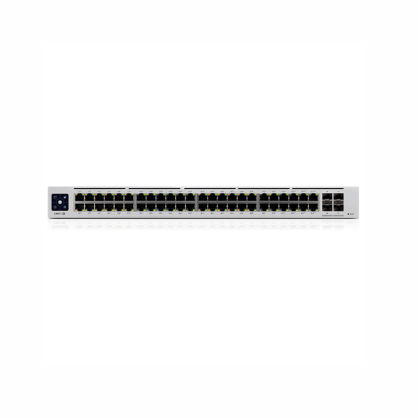 Switch Ubiquiti UniFi USW-PRO-48-POE – 48 Ports Gigabit (40 PoE+ / 8 PoE++), 4 SFP+ 10G, Écran Tactile, Gestion UniFi Switch Ubiquiti UniFi USW-PRO-48-POE – 48 Ports Gigabit (40 PoE+ / 8 PoE++), 4 SFP+ 10G, Écran Tactile, Gestion UniFi